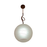 Global Hanging Light Kit Modern Textured White Glass 1 Bulb Bedroom Ceiling Pendant Lamp Clearhalo 'Ceiling Lights' 'Glass shade' 'Glass' 'Modern Pendants' 'Modern' 'Pendant Lights' 'Pendants' Lighting' 734816