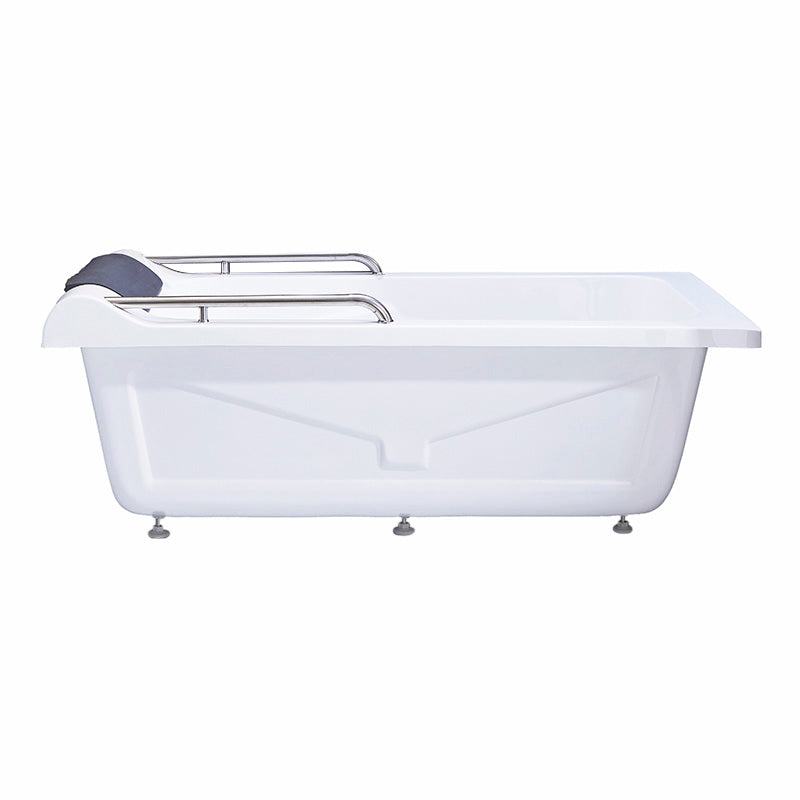 Modern Rectangular Soaking Bathtub Acrylic Stand Alone White Bath Clearhalo 'Bathroom Remodel & Bathroom Fixtures' 'Bathtubs' 'Home Improvement' 'home_improvement' 'home_improvement_bathtubs' 'Showers & Bathtubs' 7349562