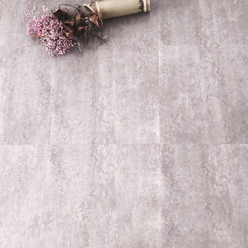 Modern Fabric Look Plastic Floor Water Resistant Square Edge Floor Tiles Cream Gray 53.8 sq ft. - 25 Pieces Clearhalo 'Flooring 'Home Improvement' 'home_improvement' 'home_improvement_vinyl_flooring' 'Vinyl Flooring' 'vinyl_flooring' Walls and Ceiling' 7351759