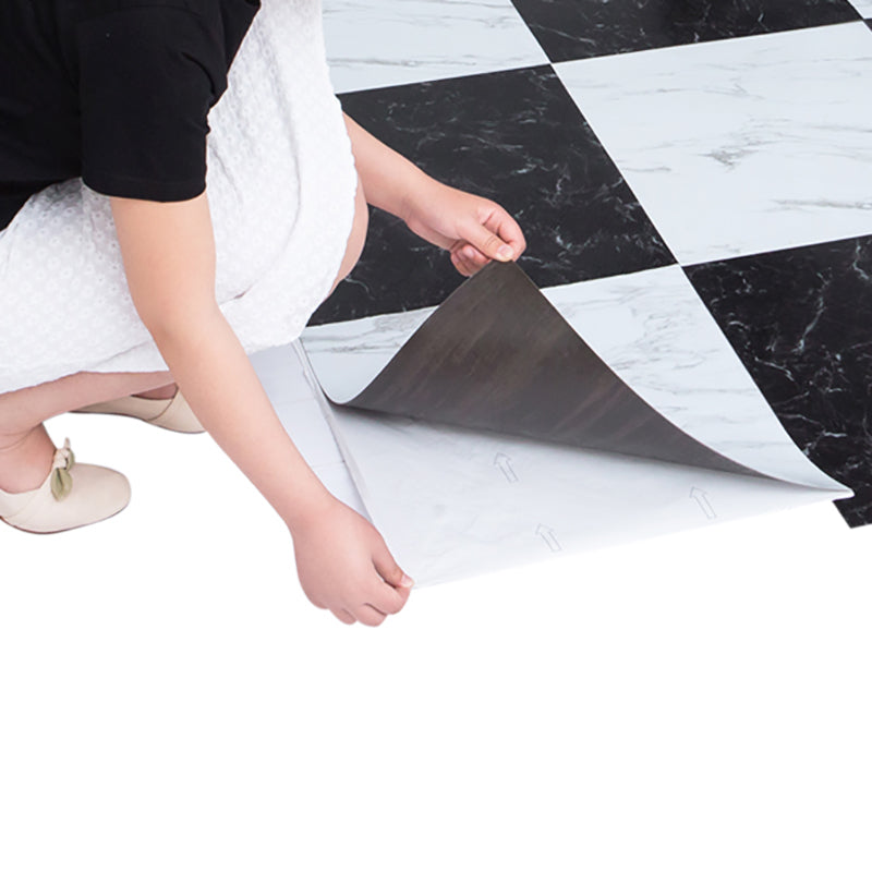 Modern Fabric Look Plastic Floor Water Resistant Square Edge Floor Tiles Clearhalo 'Flooring 'Home Improvement' 'home_improvement' 'home_improvement_vinyl_flooring' 'Vinyl Flooring' 'vinyl_flooring' Walls and Ceiling' 7351764