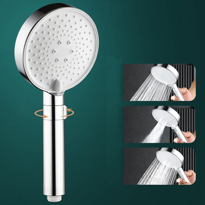 Round Water Filtration Hand Shower Adjustable Water Flow Wall-Mount Hand Shower Hand Shower Hose not included Clearhalo 'Bathroom Remodel & Bathroom Fixtures' 'Home Improvement' 'home_improvement' 'home_improvement_shower_heads' 'Shower Heads' 'shower_heads' 'Showers & Bathtubs Plumbing' 'Showers & Bathtubs' 7351797