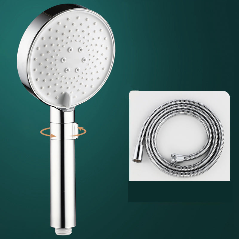 Round Water Filtration Hand Shower Adjustable Water Flow Wall-Mount Hand Shower Shower Head with Hose Clearhalo 'Bathroom Remodel & Bathroom Fixtures' 'Home Improvement' 'home_improvement' 'home_improvement_shower_heads' 'Shower Heads' 'shower_heads' 'Showers & Bathtubs Plumbing' 'Showers & Bathtubs' 7351800