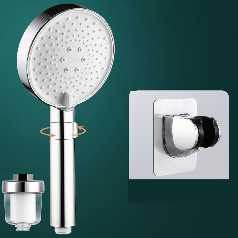 Round Water Filtration Hand Shower Adjustable Water Flow Wall-Mount Hand Shower Filter Shower & Wall Mount Hose not included Clearhalo 'Bathroom Remodel & Bathroom Fixtures' 'Home Improvement' 'home_improvement' 'home_improvement_shower_heads' 'Shower Heads' 'shower_heads' 'Showers & Bathtubs Plumbing' 'Showers & Bathtubs' 7351810