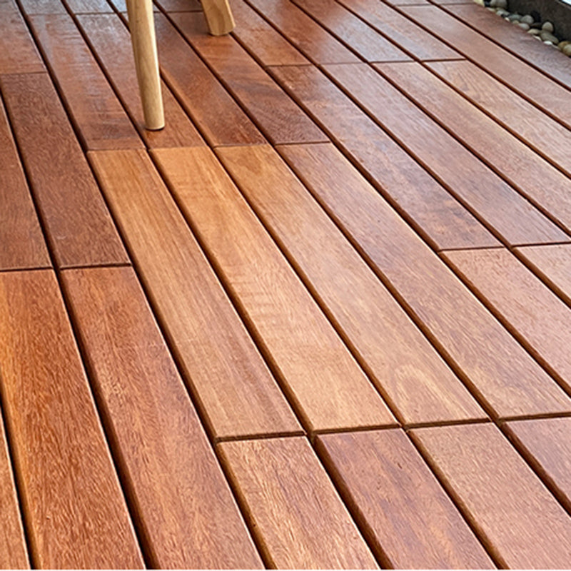 Wood Floor Planks Water Resistant Interlocking Solid Wood Plank Flooring Clearhalo 'Flooring 'Hardwood Flooring' 'hardwood_flooring' 'Home Improvement' 'home_improvement' 'home_improvement_hardwood_flooring' Walls and Ceiling' 7353090