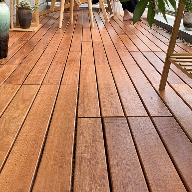 Wood Floor Planks Water Resistant Interlocking Solid Wood Plank Flooring Clearhalo 'Flooring 'Hardwood Flooring' 'hardwood_flooring' 'Home Improvement' 'home_improvement' 'home_improvement_hardwood_flooring' Walls and Ceiling' 7353093