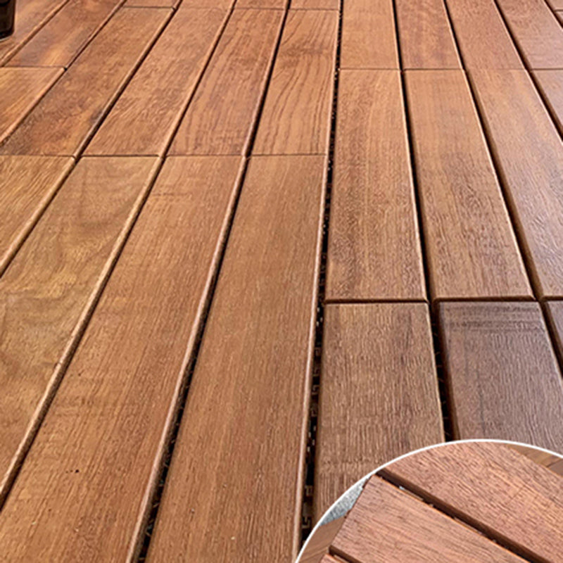 Wood Floor Planks Water Resistant Interlocking Solid Wood Plank Flooring Clearhalo 'Flooring 'Hardwood Flooring' 'hardwood_flooring' 'Home Improvement' 'home_improvement' 'home_improvement_hardwood_flooring' Walls and Ceiling' 7353095