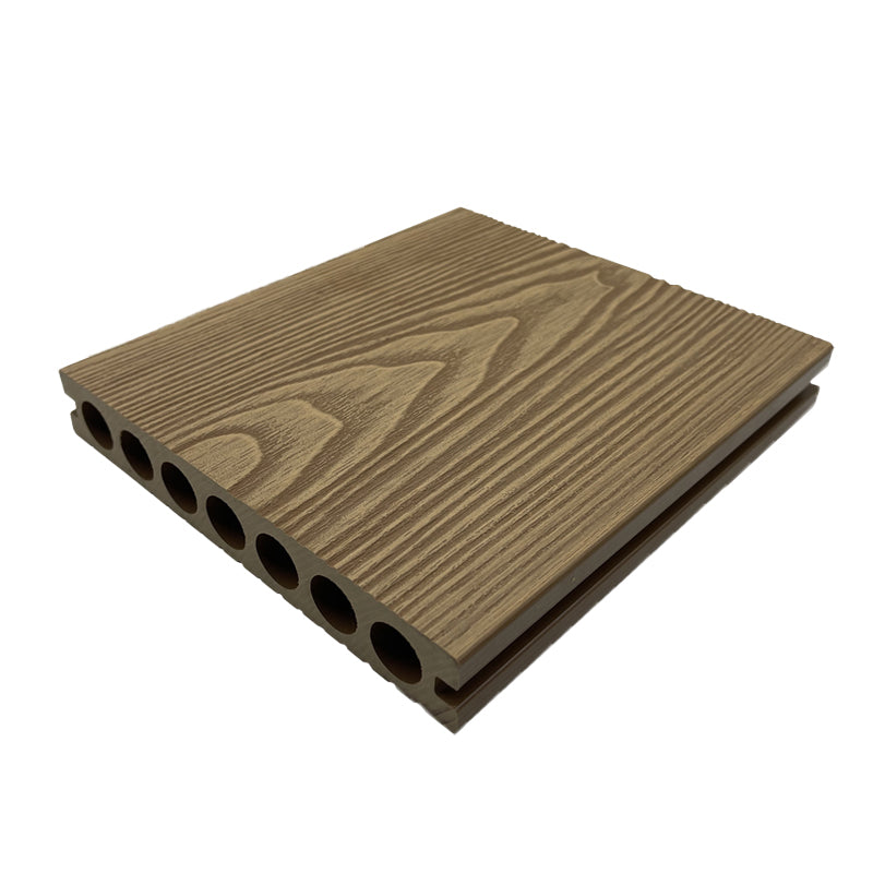 Embossed Square Patio Flooring Tiles Composite Nailed Flooring Tiles Garden Teak Clearhalo 'Home Improvement' 'home_improvement' 'home_improvement_outdoor_deck_tiles_planks' 'Outdoor Deck Tiles & Planks' 'Outdoor Flooring & Tile' 'Outdoor Remodel' 'outdoor_deck_tiles_planks' 7354040