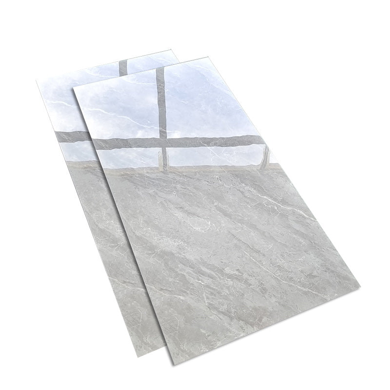 Rectangle Matte Singular Tile Marble Light Gray Tile for Home Decor Dark Gray Clearhalo 'Floor Tiles & Wall Tiles' 'floor_tiles_wall_tiles' 'Flooring 'Home Improvement' 'home_improvement' 'home_improvement_floor_tiles_wall_tiles' Walls and Ceiling' 7354847