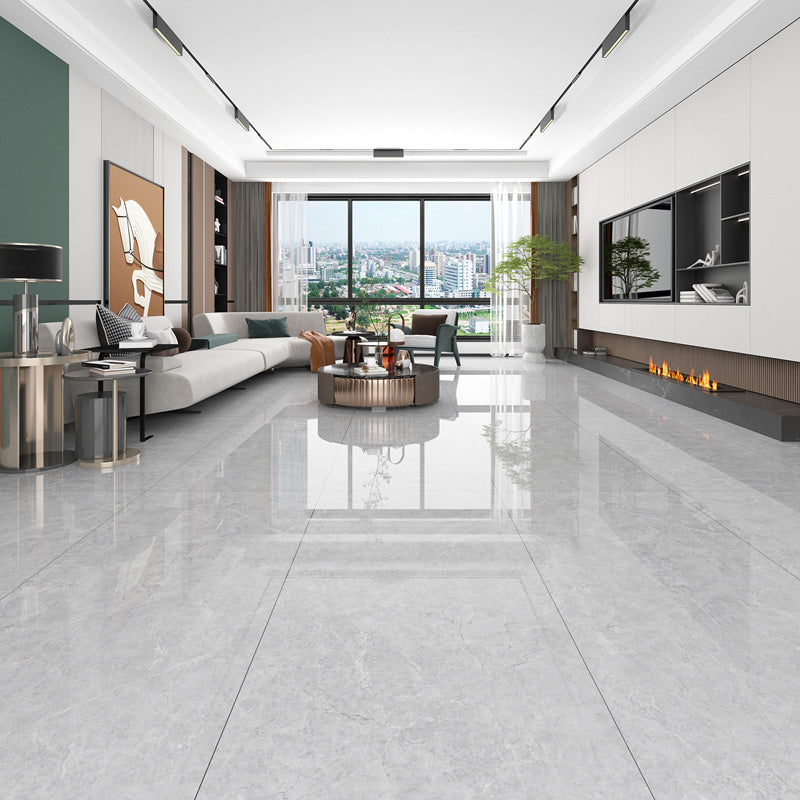 Rectangle Matte Singular Tile Marble Light Gray Tile for Home Decor Clearhalo 'Floor Tiles & Wall Tiles' 'floor_tiles_wall_tiles' 'Flooring 'Home Improvement' 'home_improvement' 'home_improvement_floor_tiles_wall_tiles' Walls and Ceiling' 7354854