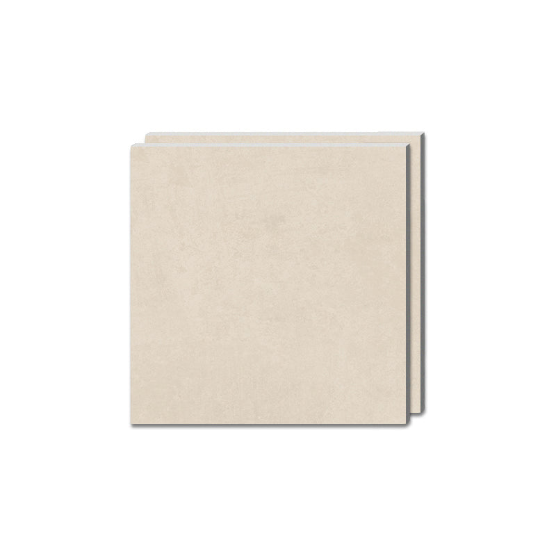 Matte Rectangular Singular Tile Cement Straight Edge Floor Tile Cream Yellow 24"L x 24"W Clearhalo 'Floor Tiles & Wall Tiles' 'floor_tiles_wall_tiles' 'Flooring 'Home Improvement' 'home_improvement' 'home_improvement_floor_tiles_wall_tiles' Walls and Ceiling' 7354883