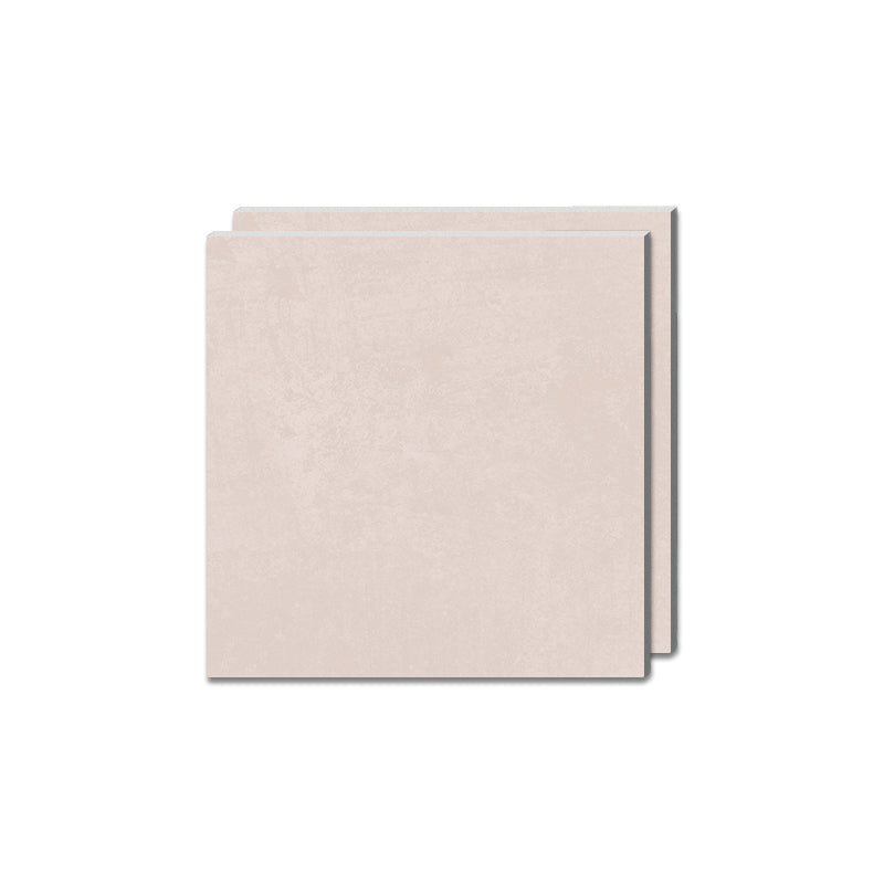 Matte Rectangular Singular Tile Cement Straight Edge Floor Tile Light Pink 24"L x 24"W Clearhalo 'Floor Tiles & Wall Tiles' 'floor_tiles_wall_tiles' 'Flooring 'Home Improvement' 'home_improvement' 'home_improvement_floor_tiles_wall_tiles' Walls and Ceiling' 7354886