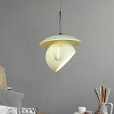 Macaron 1 Head Pendant Light White/Blue/Yellow Finish Coffee Cup LED Ceiling Lamp Fixture with Cement Shade Clearhalo 'Ceiling Lights' 'Modern Pendants' 'Modern' 'Pendant Lights' 'Pendants' Lighting' 735662