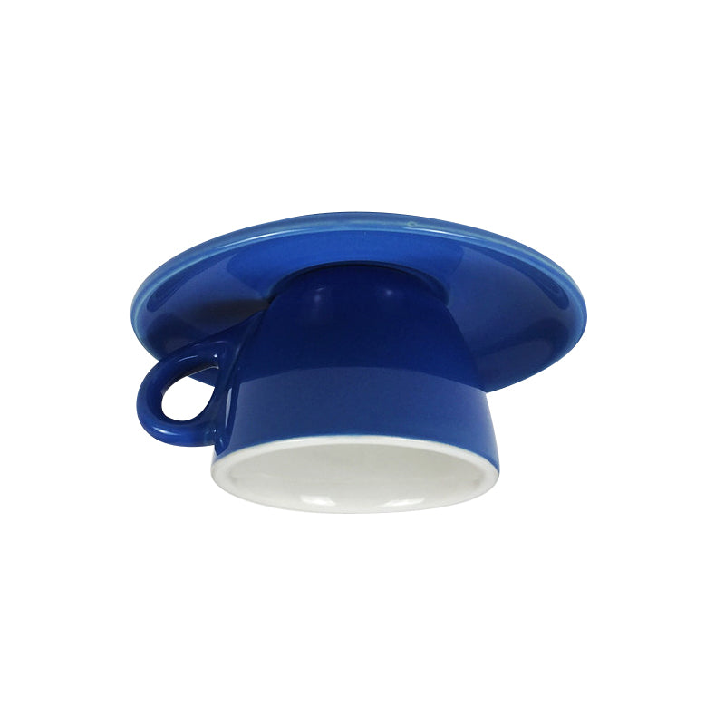 Coffee Cup Ceramics Flush Ceiling Lighting Macaron 1 Light Pink/Blue/Yellow Finish LED Flush Mounted Lamp Clearhalo 'Ceiling Lights' 'Close To Ceiling Lights' 'Close to ceiling' 'Flush mount' Lighting' 735810