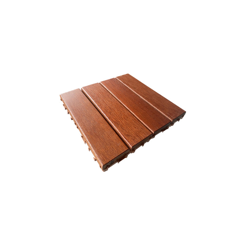 Square Plank Flooring Click-Locking Water Resistant Hardwood Flooring Rosewood Straight Row Clearhalo 'Flooring 'Hardwood Flooring' 'hardwood_flooring' 'Home Improvement' 'home_improvement' 'home_improvement_hardwood_flooring' Walls and Ceiling' 7362508