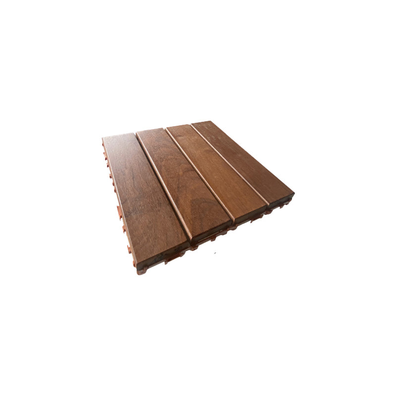 Square Plank Flooring Click-Locking Water Resistant Hardwood Flooring Dark Wood Straight Row Clearhalo 'Flooring 'Hardwood Flooring' 'hardwood_flooring' 'Home Improvement' 'home_improvement' 'home_improvement_hardwood_flooring' Walls and Ceiling' 7362514