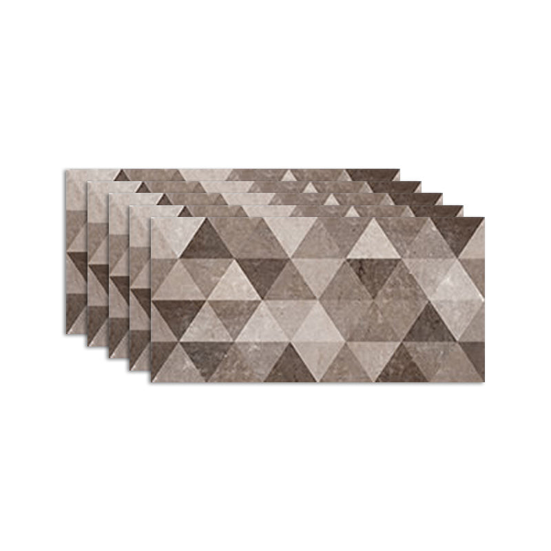 Brown Slip Resistant Floor Tile 12" x 24" Brick Look Singular PVC Tile Brown Clearhalo 'Flooring 'Home Improvement' 'home_improvement' 'home_improvement_peel_stick_blacksplash' 'Peel & Stick Backsplash Tile' 'peel_stick_blacksplash' 'Walls & Ceilings' Walls and Ceiling' 7363715