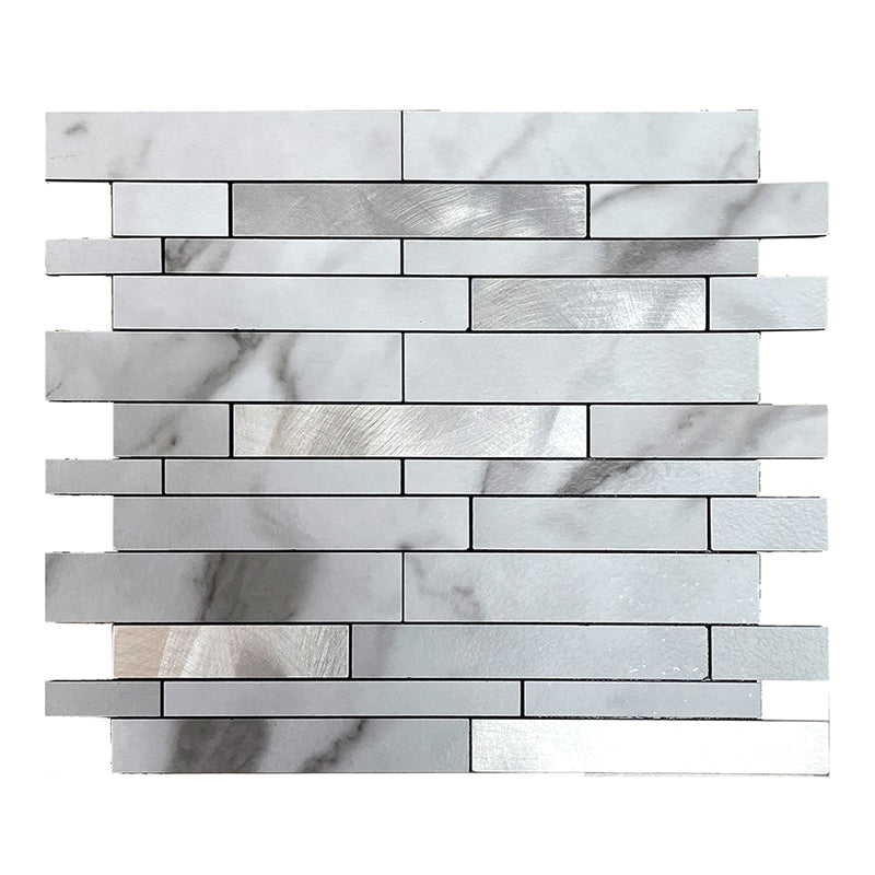 Modern Subway Tile Peel and Stick Backsplash Tile for Kitchen Grey Clearhalo 'Flooring 'Home Improvement' 'home_improvement' 'home_improvement_peel_stick_blacksplash' 'Peel & Stick Backsplash Tile' 'peel_stick_blacksplash' 'Walls & Ceilings' Walls and Ceiling' 7363769