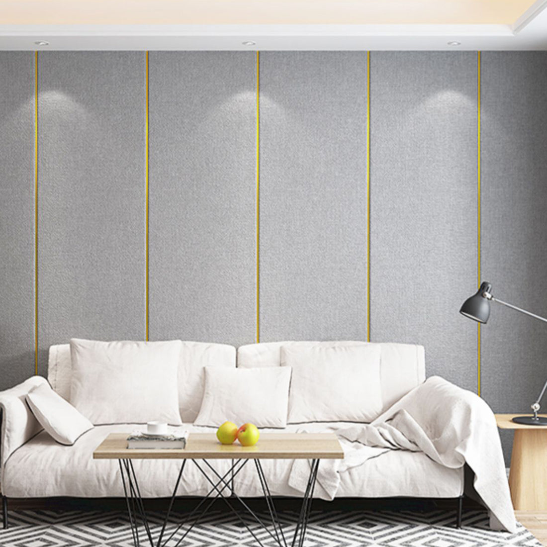 Modern Flax Paneling Wall Interior Wear Resistant Thicken Plank Clearhalo 'Flooring 'Home Improvement' 'home_improvement' 'home_improvement_wall_paneling' 'Wall Paneling' 'wall_paneling' 'Walls & Ceilings' Walls and Ceiling' 7363787