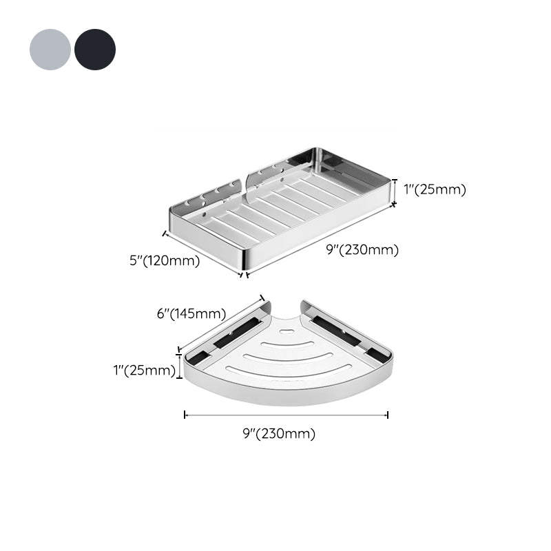 Minimalism Bathroom Set Paper Holder 5 - Piece Bathroom Hardware Set Clearhalo 'Bathroom Hardware Sets' 'Bathroom Hardware' 'Bathroom Remodel & Bathroom Fixtures' 'bathroom_hardware_sets' 'Home Improvement' 'home_improvement' 'home_improvement_bathroom_hardware_sets' 7365404