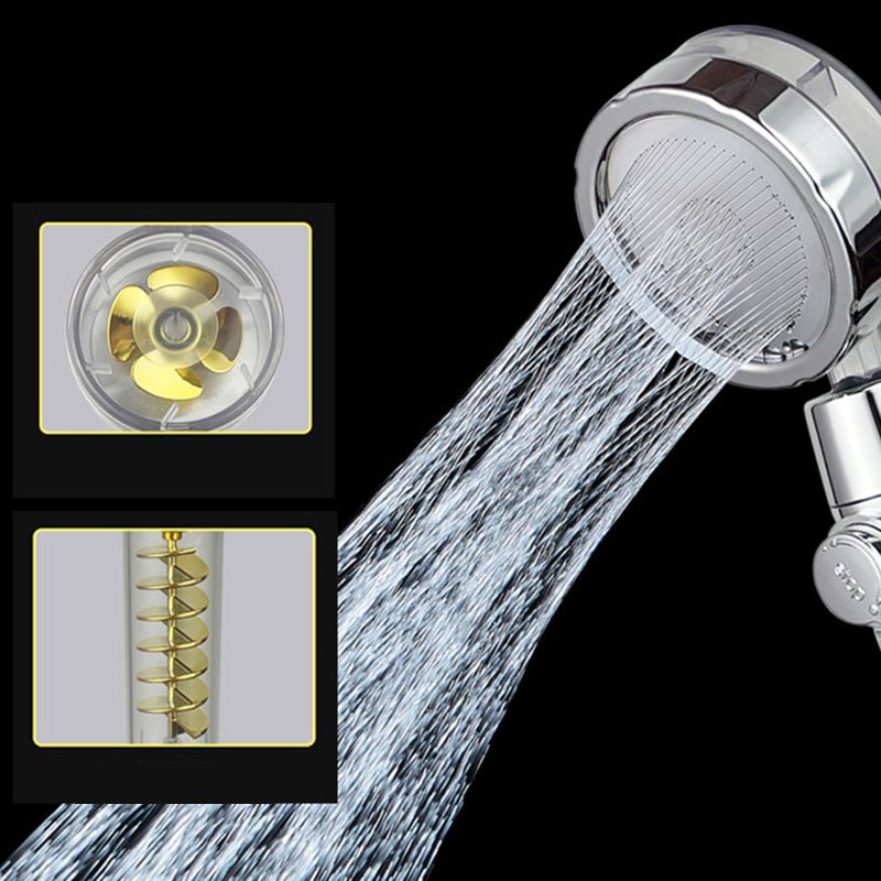 Modern Round Handheld Shower Head Rain Spray Head in Plastic Clearhalo 'Bathroom Remodel & Bathroom Fixtures' 'Home Improvement' 'home_improvement' 'home_improvement_shower_heads' 'Shower Heads' 'shower_heads' 'Showers & Bathtubs Plumbing' 'Showers & Bathtubs' 7366263