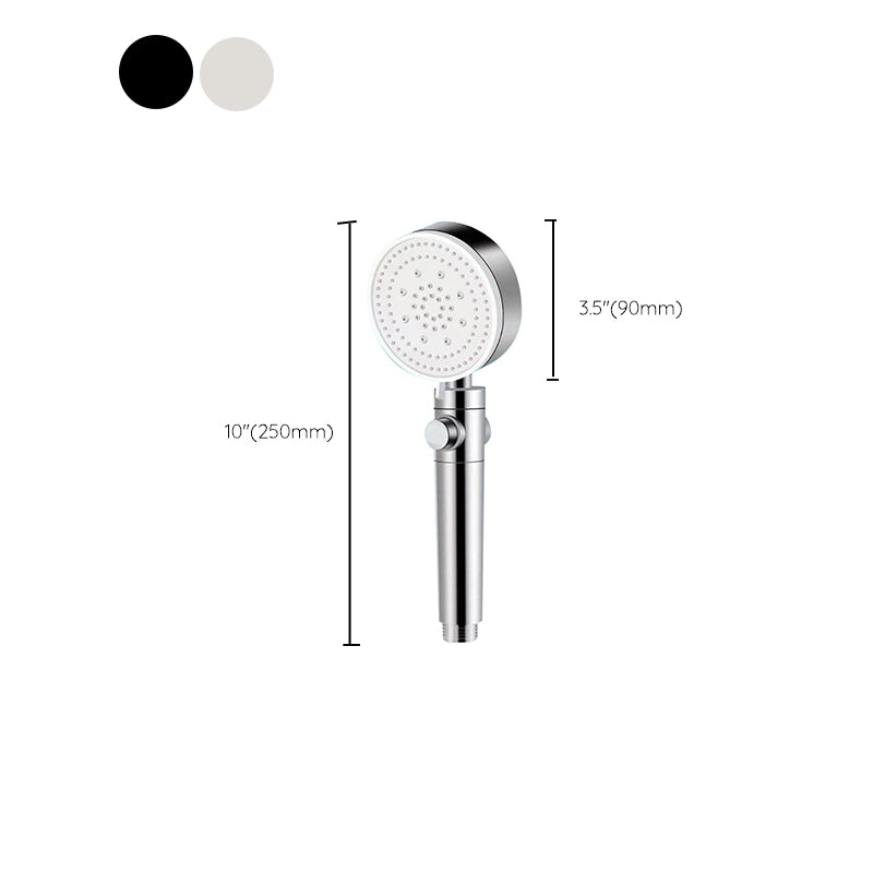 Metal Shower Head Combo Modern Adjustable Spray Pattern Handheld Shower Head Clearhalo 'Bathroom Remodel & Bathroom Fixtures' 'Home Improvement' 'home_improvement' 'home_improvement_shower_heads' 'Shower Heads' 'shower_heads' 'Showers & Bathtubs Plumbing' 'Showers & Bathtubs' 7367058