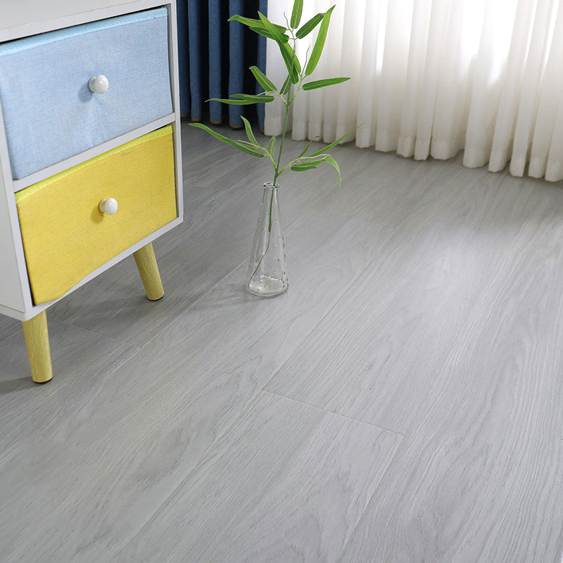 Indoor Laminate Floor Wooden Scratch Flooring Laminate Floor Bright Grey Clearhalo 'Flooring 'Home Improvement' 'home_improvement' 'home_improvement_laminate_flooring' 'Laminate Flooring' 'laminate_flooring' Walls and Ceiling' 7372815