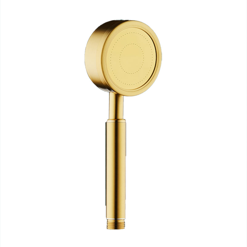 Gold Handheld Shower Head Pressurized 304 Stainless Steel Shower Head Clearhalo 'Bathroom Remodel & Bathroom Fixtures' 'Home Improvement' 'home_improvement' 'home_improvement_shower_heads' 'Shower Heads' 'shower_heads' 'Showers & Bathtubs Plumbing' 'Showers & Bathtubs' 7376210