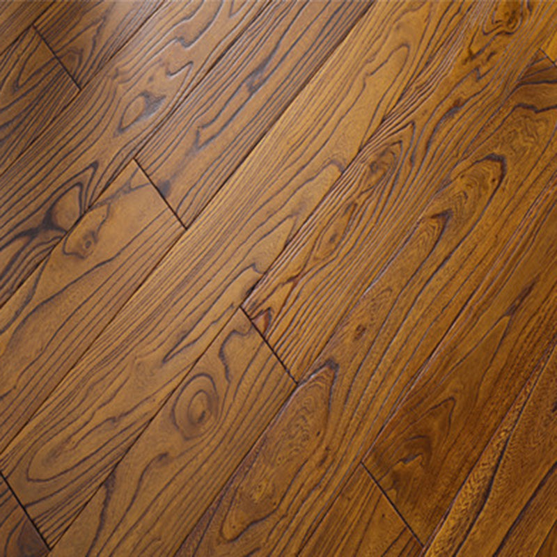 Modern Wood Flooring Tiles Click-Locking Water Resistant Side Trim Piece Brown Clearhalo 'Flooring 'Hardwood Flooring' 'hardwood_flooring' 'Home Improvement' 'home_improvement' 'home_improvement_hardwood_flooring' Walls and Ceiling' 7376667