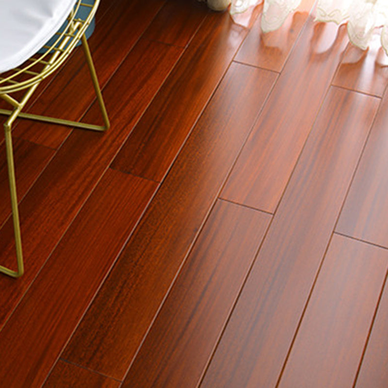 Modern Wood Flooring Tiles Click-Locking Water Resistant Side Trim Piece Dark Brown-Black Clearhalo 'Flooring 'Hardwood Flooring' 'hardwood_flooring' 'Home Improvement' 'home_improvement' 'home_improvement_hardwood_flooring' Walls and Ceiling' 7376679