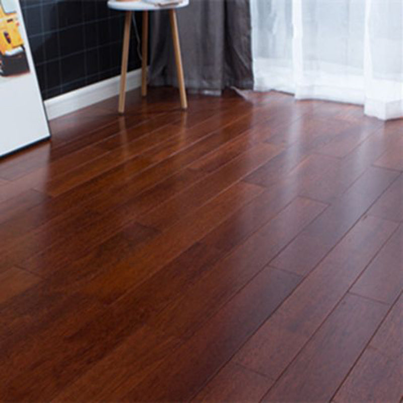 Modern Wood Flooring Tiles Click-Locking Water Resistant Side Trim Piece Walnut Clearhalo 'Flooring 'Hardwood Flooring' 'hardwood_flooring' 'Home Improvement' 'home_improvement' 'home_improvement_hardwood_flooring' Walls and Ceiling' 7376688