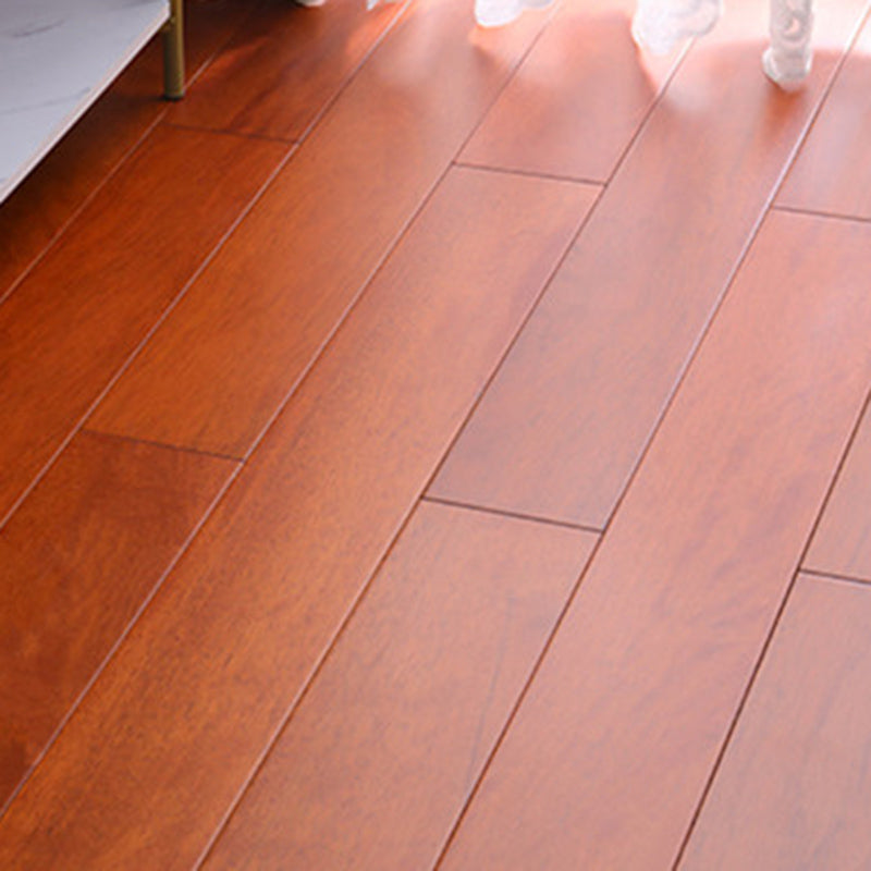 Modern Flooring Planks Water Resistant Click-Locking Hardwood Deck Tiles Dark Wood Clearhalo 'Flooring 'Hardwood Flooring' 'hardwood_flooring' 'Home Improvement' 'home_improvement' 'home_improvement_hardwood_flooring' Walls and Ceiling' 7376703