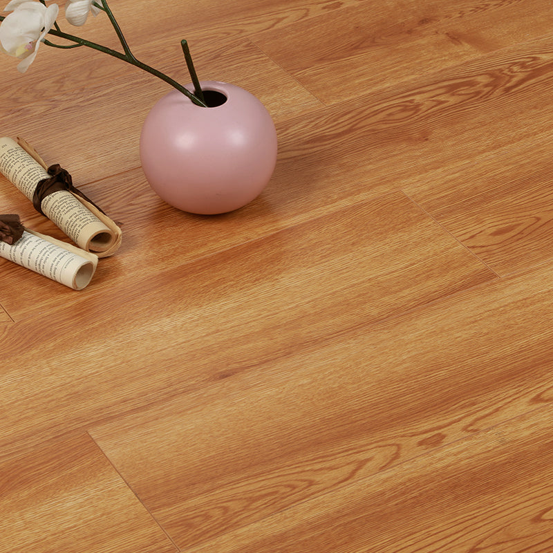 Laminate Flooring Wooden Click-clock Scratch Resistant Laminate Flooring Brown Yellow Clearhalo 'Flooring 'Home Improvement' 'home_improvement' 'home_improvement_laminate_flooring' 'Laminate Flooring' 'laminate_flooring' Walls and Ceiling' 7377721