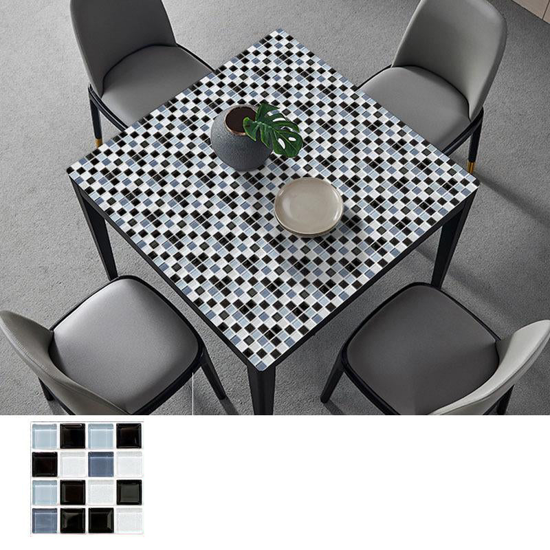 Pattern Color Stone Peel and Paste Mosaic Tile Peel and Paste Tile Set of 20 Black White 20-Piece Set Clearhalo 'Flooring 'Home Improvement' 'home_improvement' 'home_improvement_peel_stick_blacksplash' 'Peel & Stick Backsplash Tile' 'peel_stick_blacksplash' 'Walls & Ceilings' Walls and Ceiling' 7378367