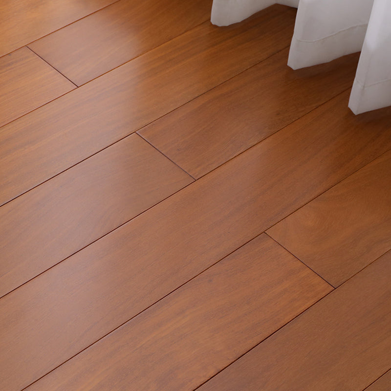 Modern Wood Floor Tile Click-Locking Water Resistant Plank Flooring Teak Clearhalo 'Flooring 'Hardwood Flooring' 'hardwood_flooring' 'Home Improvement' 'home_improvement' 'home_improvement_hardwood_flooring' Walls and Ceiling' 7381155