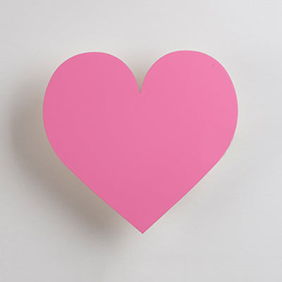 Pink Finish Heart Wall Lighting Lovely Wood LED Sconce Light for Baby Girls Bedroom Hallway Clearhalo 'Wall Lamps & Sconces' 'Wall Lights' Lighting' 73822