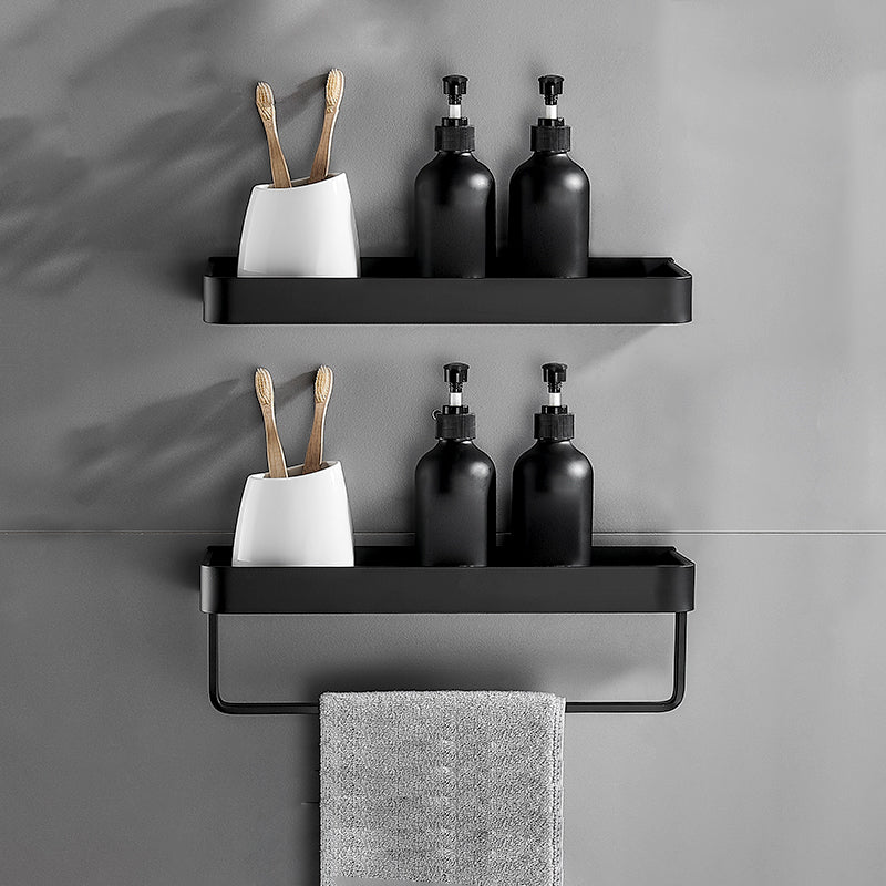 Metal Bathroom Shelf / Matte Black Minimalist Bathroom Accessory / Black  Modern Shower Shelf 