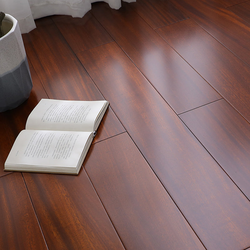 Contemporary Wood Floor Planks Water Resistant Click Lock Plank Flooring Dark Brown-Black Clearhalo 'Flooring 'Hardwood Flooring' 'hardwood_flooring' 'Home Improvement' 'home_improvement' 'home_improvement_hardwood_flooring' Walls and Ceiling' 7385685