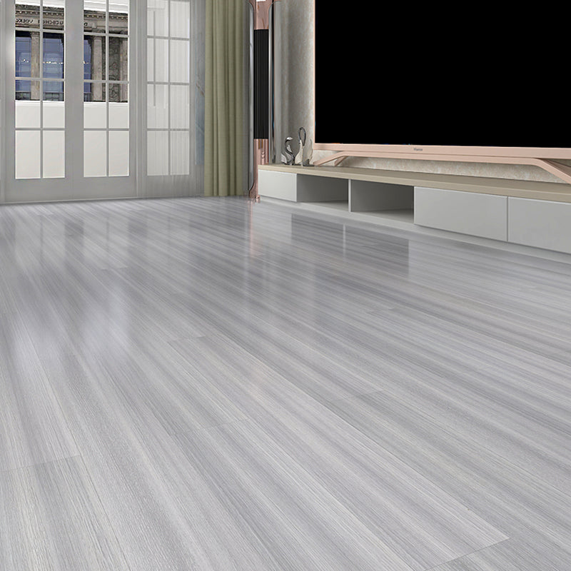 Traditional Wood Floor Planks Wire Brushed Click-Locking Hardwood Deck Tiles Smoke Grey Clearhalo 'Flooring 'Hardwood Flooring' 'hardwood_flooring' 'Home Improvement' 'home_improvement' 'home_improvement_hardwood_flooring' Walls and Ceiling' 7385767