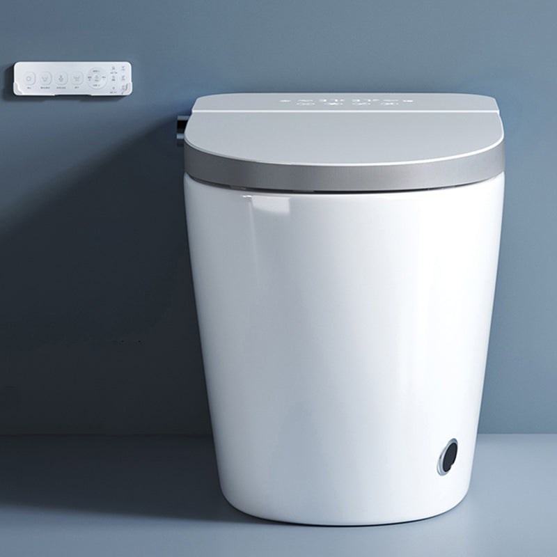 Elongated All-in-One Bidet White Ceramic Smart Toilet Bidet with Heated Seat Clearhalo 'Bathroom Remodel & Bathroom Fixtures' 'Bidets' 'Home Improvement' 'home_improvement' 'home_improvement_bidets' 'Toilets & Bidets' 7389916