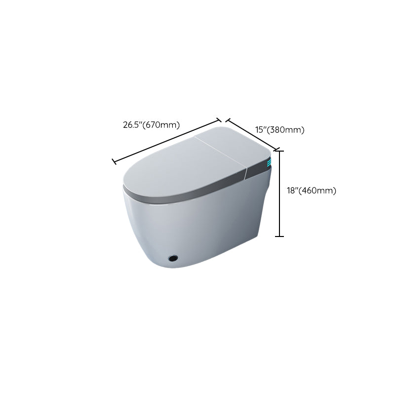 Elongated All-in-One Bidet White Ceramic Smart Toilet Bidet with Heated Seat Clearhalo 'Bathroom Remodel & Bathroom Fixtures' 'Bidets' 'Home Improvement' 'home_improvement' 'home_improvement_bidets' 'Toilets & Bidets' 7389923
