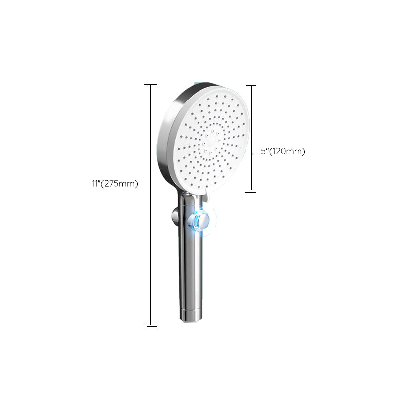 Contemporary Rain Fall Hand Shower Adjustable Spray Pattern Showerhead Clearhalo 'Bathroom Remodel & Bathroom Fixtures' 'Home Improvement' 'home_improvement' 'home_improvement_shower_heads' 'Shower Heads' 'shower_heads' 'Showers & Bathtubs Plumbing' 'Showers & Bathtubs' 7389984