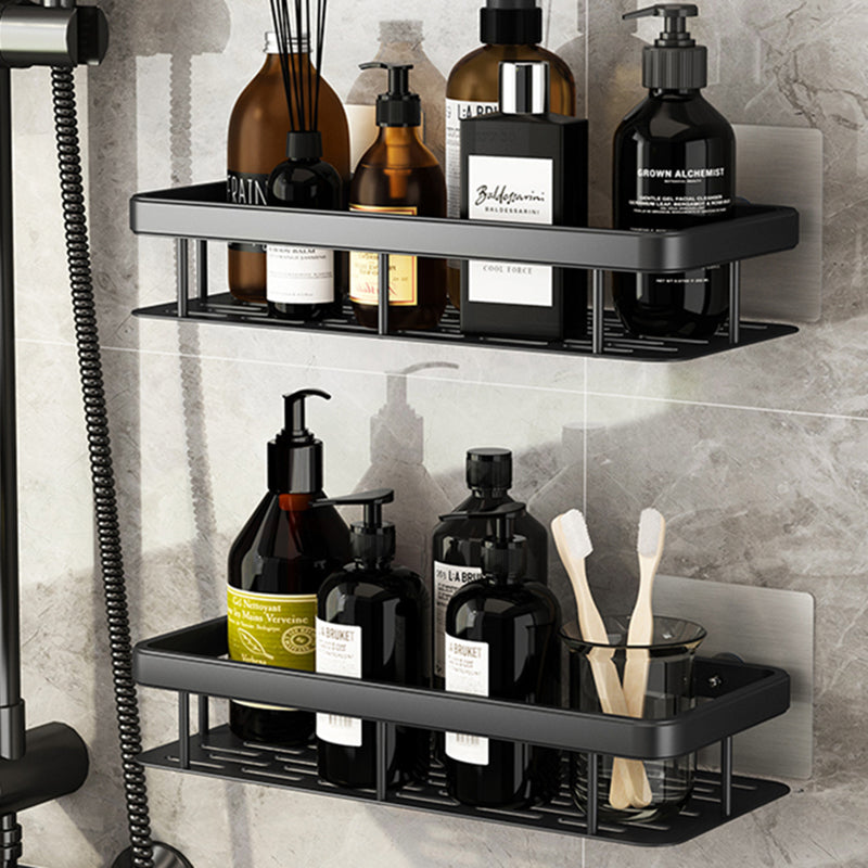 Modern Bathroom Accessories Hardware Set 1/2/3 - Piece Bath Shelf Clearhalo 'Bathroom Hardware Sets' 'Bathroom Hardware' 'Bathroom Remodel & Bathroom Fixtures' 'bathroom_hardware_sets' 'Home Improvement' 'home_improvement' 'home_improvement_bathroom_hardware_sets' 7392194