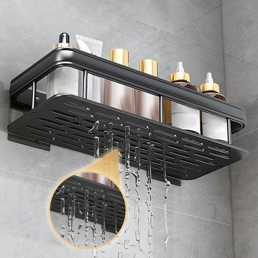 Modern Bathroom Accessories Hardware Set 1/2/3 - Piece Bath Shelf Clearhalo 'Bathroom Hardware Sets' 'Bathroom Hardware' 'Bathroom Remodel & Bathroom Fixtures' 'bathroom_hardware_sets' 'Home Improvement' 'home_improvement' 'home_improvement_bathroom_hardware_sets' 7392200