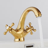 Vintage Wide Spread Bathroom Faucet Industrial Lever Vanity Sink Faucet Clearhalo 'Bathroom Remodel & Bathroom Fixtures' 'Bathroom Sink Faucets' 'Bathroom Sinks & Faucet Components' 'bathroom_sink_faucets' 'Home Improvement' 'home_improvement' 'home_improvement_bathroom_sink_faucets' 7392425