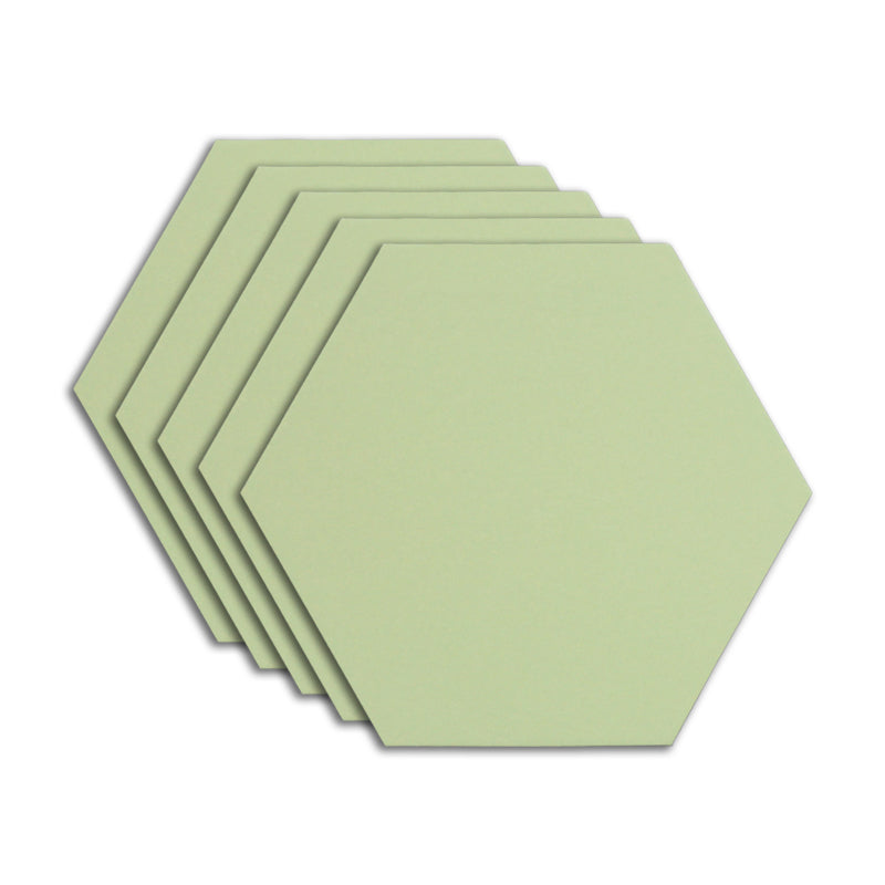 Contemporary Style Waterproof Floor Tile Straight Edge Hexagon Floor Tile Light Green Clearhalo 'Floor Tiles & Wall Tiles' 'floor_tiles_wall_tiles' 'Flooring 'Home Improvement' 'home_improvement' 'home_improvement_floor_tiles_wall_tiles' Walls and Ceiling' 7392456