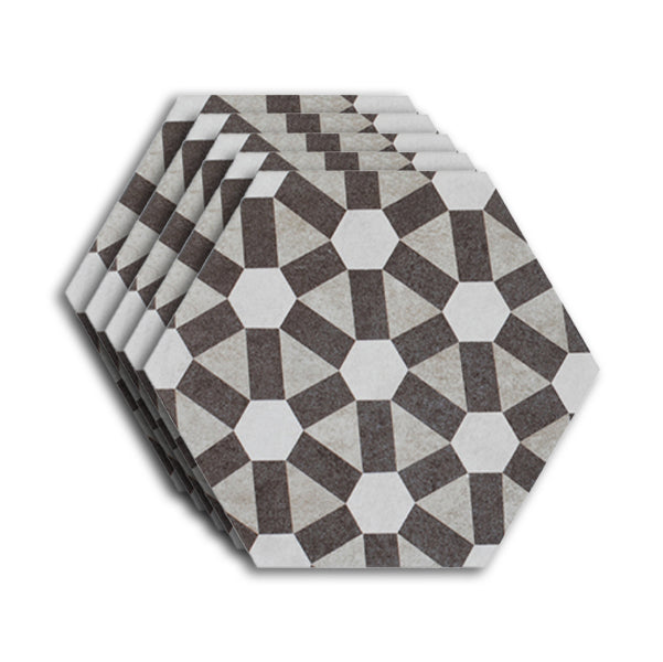 Modern Style Waterproof Floor Tile Straight Edge Hexagon Floor Tile Light Gray Clearhalo 'Floor Tiles & Wall Tiles' 'floor_tiles_wall_tiles' 'Flooring 'Home Improvement' 'home_improvement' 'home_improvement_floor_tiles_wall_tiles' Walls and Ceiling' 7392501