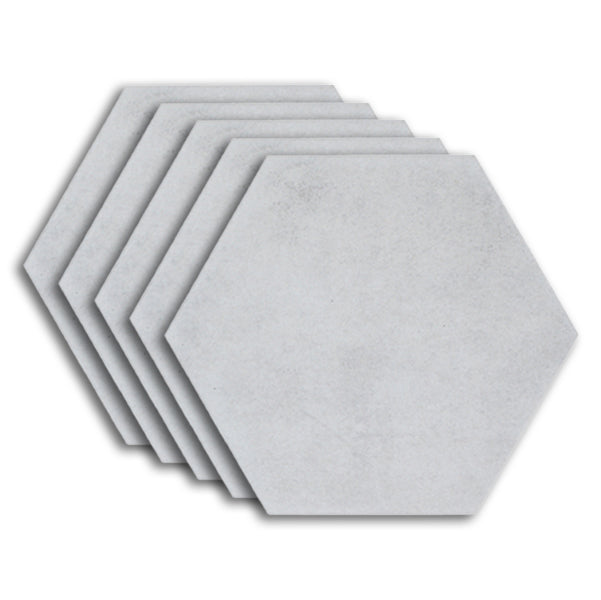 Modern Style Waterproof Floor Tile Straight Edge Hexagon Floor Tile Light Gray 29 Pieces Clearhalo 'Floor Tiles & Wall Tiles' 'floor_tiles_wall_tiles' 'Flooring 'Home Improvement' 'home_improvement' 'home_improvement_floor_tiles_wall_tiles' Walls and Ceiling' 7392517