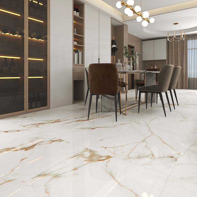 Modern Floor and Wall Tile Rectangular Gold Singular Tile for Living Room Clearhalo 'Floor Tiles & Wall Tiles' 'floor_tiles_wall_tiles' 'Flooring 'Home Improvement' 'home_improvement' 'home_improvement_floor_tiles_wall_tiles' Walls and Ceiling' 7392521