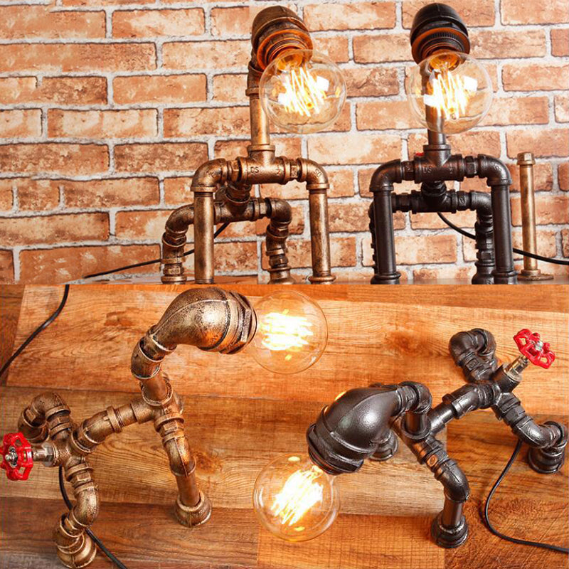 Dog pipe online lamp