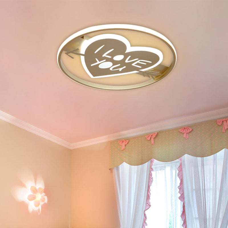 Nordic Mountain/Starfish Acrylic Flush Light LED Flush Mount Recessed Lighting in Golden for Bedroom Clearhalo 'Ceiling Lights' 'Close To Ceiling Lights' 'Close to ceiling' 'Flush mount' Lighting' 739375